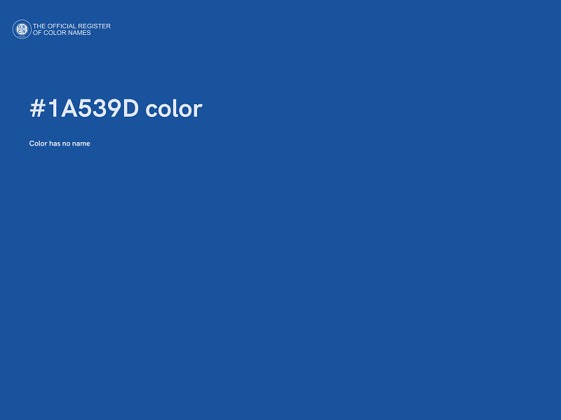 #1A539D color image