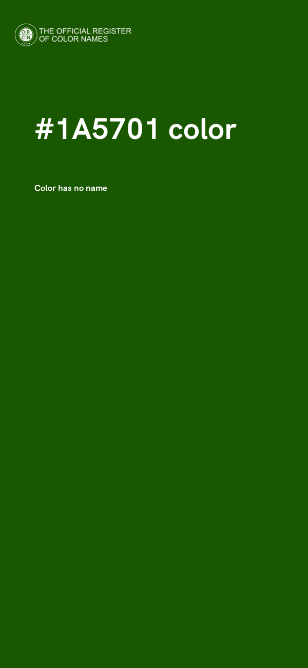 #1A5701 color image