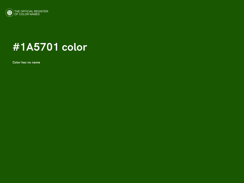 #1A5701 color image
