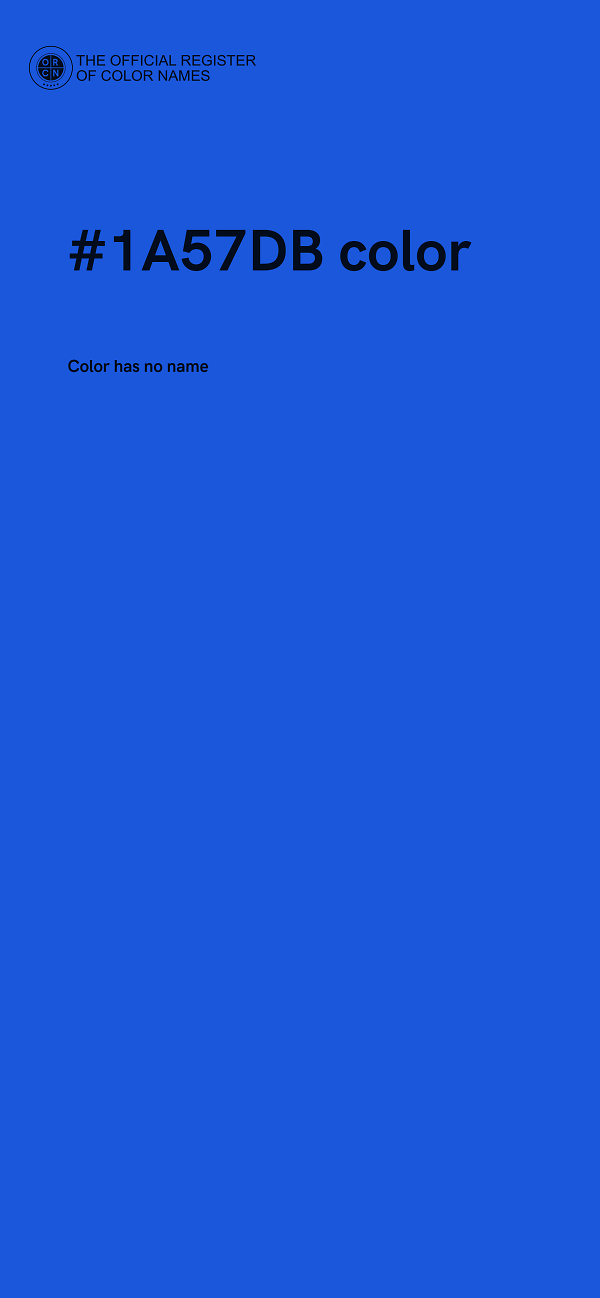 #1A57DB color image