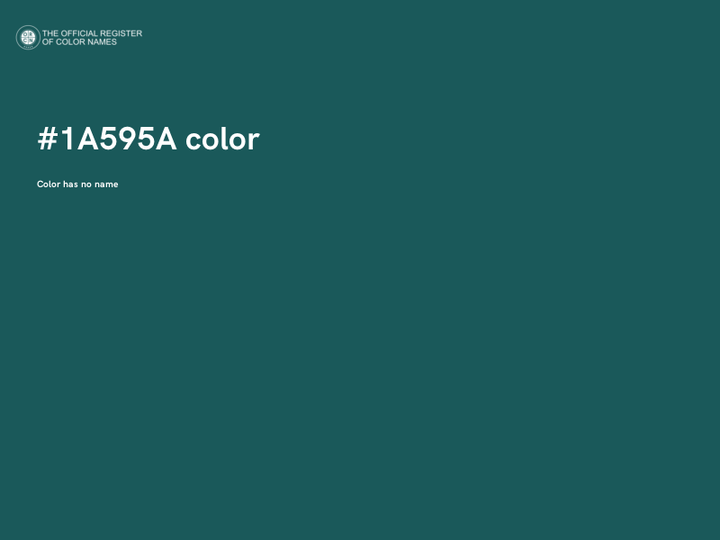 #1A595A color image