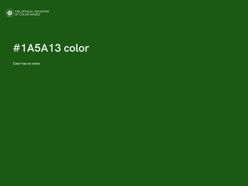 #1A5A13 color image