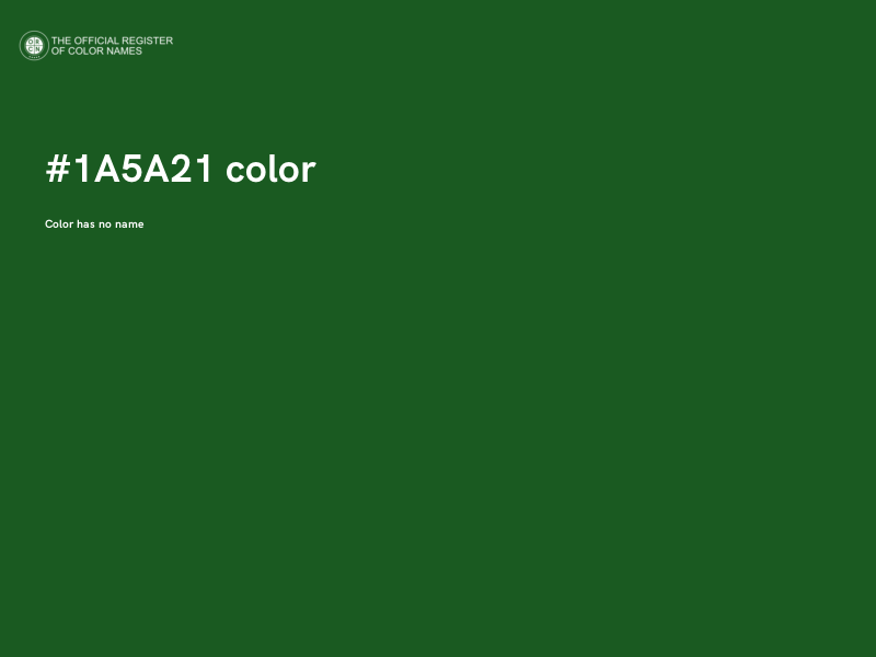 #1A5A21 color image