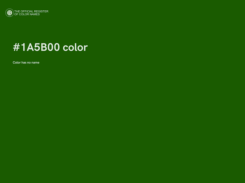 #1A5B00 color image