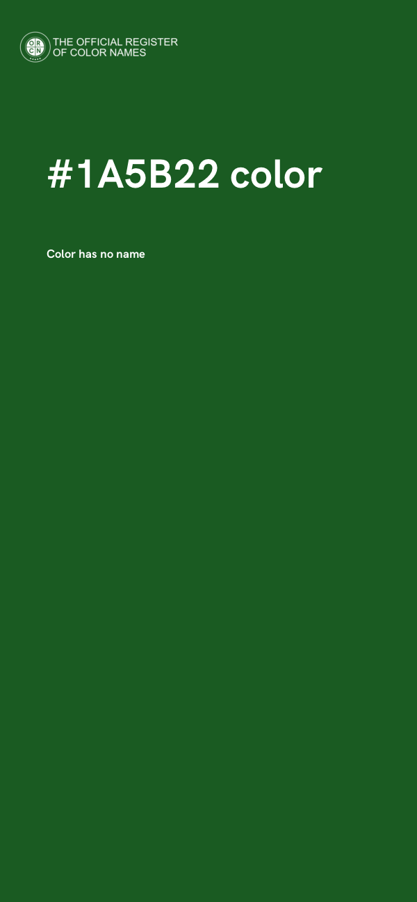 #1A5B22 color image