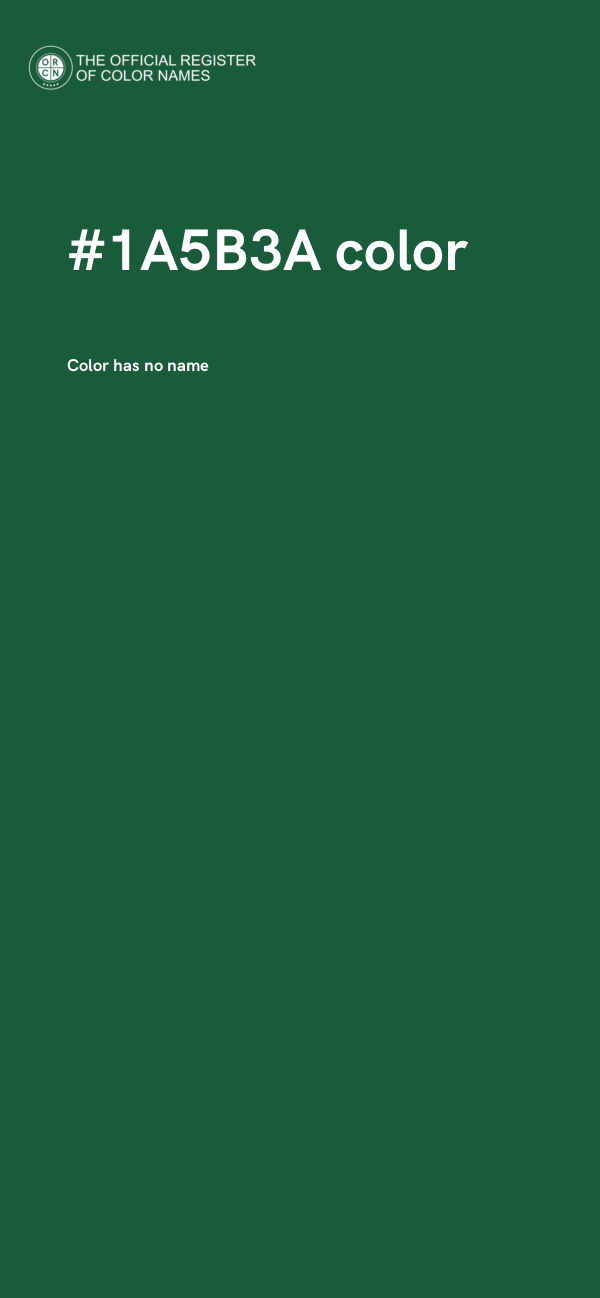#1A5B3A color image