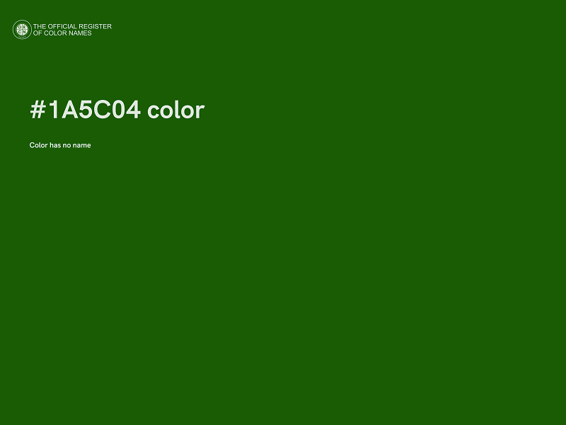 #1A5C04 color image