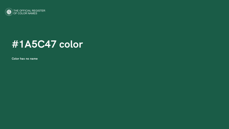 #1A5C47 color image