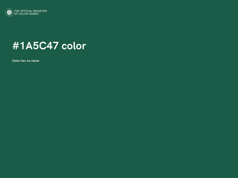 #1A5C47 color image