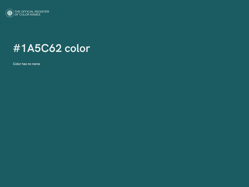 #1A5C62 color image