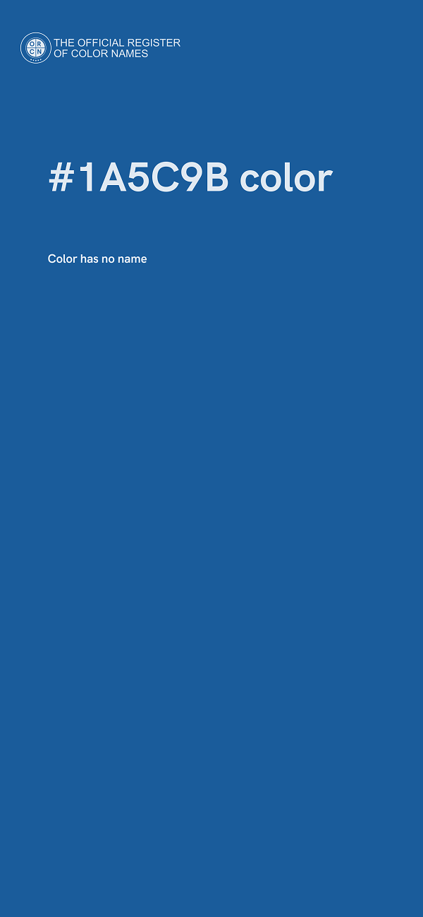 #1A5C9B color image