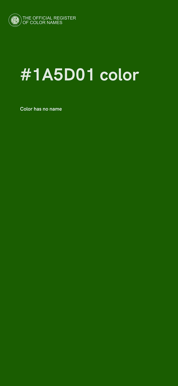 #1A5D01 color image