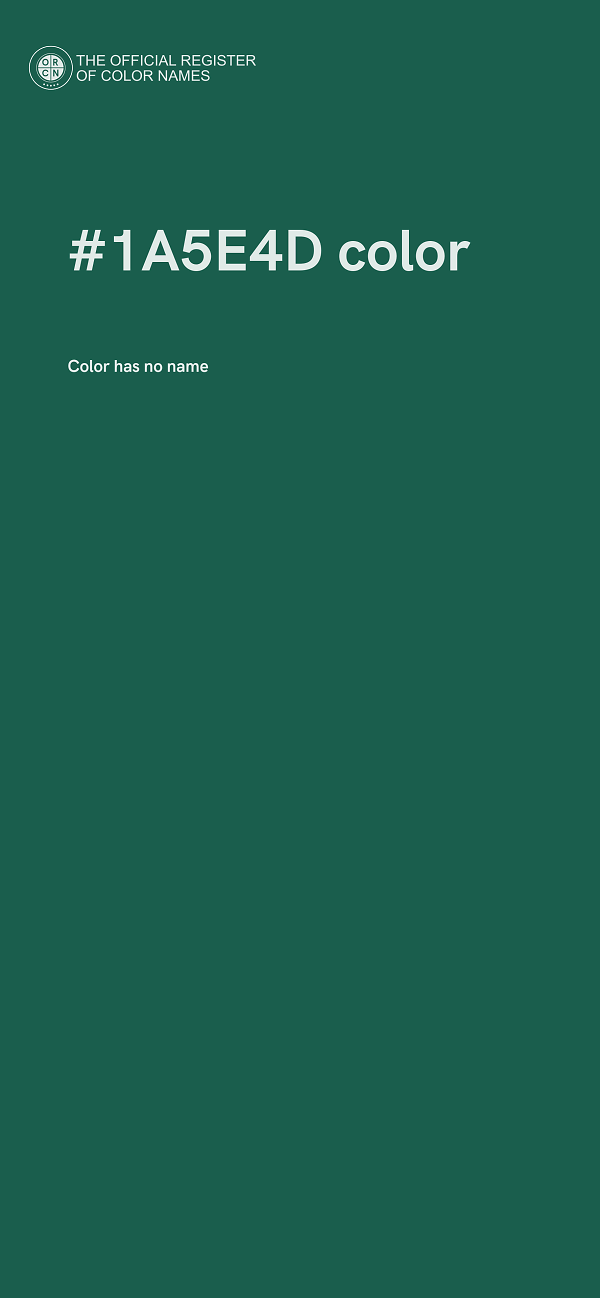 #1A5E4D color image
