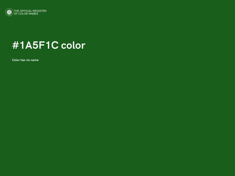 #1A5F1C color image
