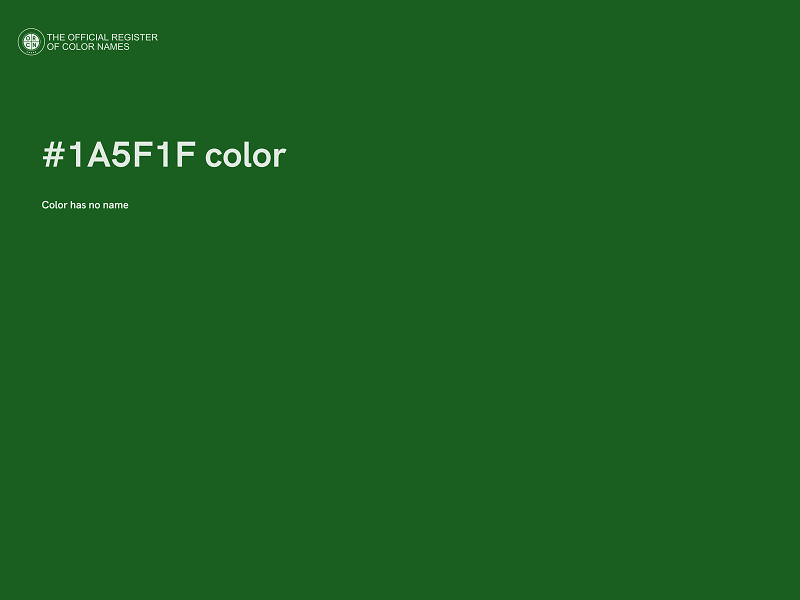 #1A5F1F color image