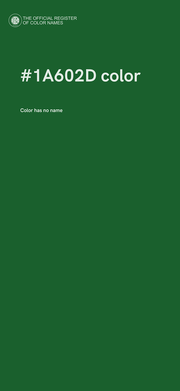 #1A602D color image