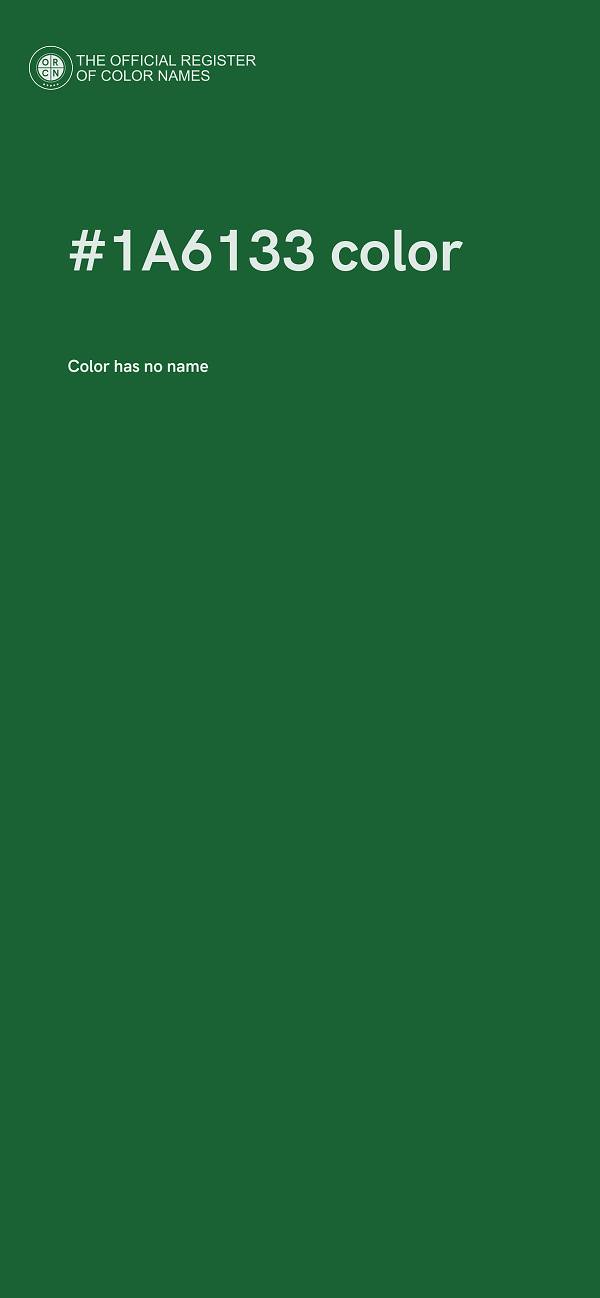 #1A6133 color image