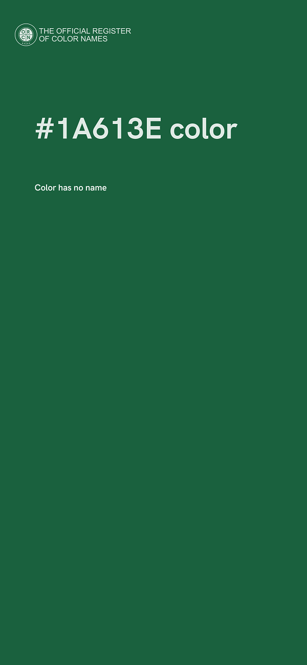 #1A613E color image