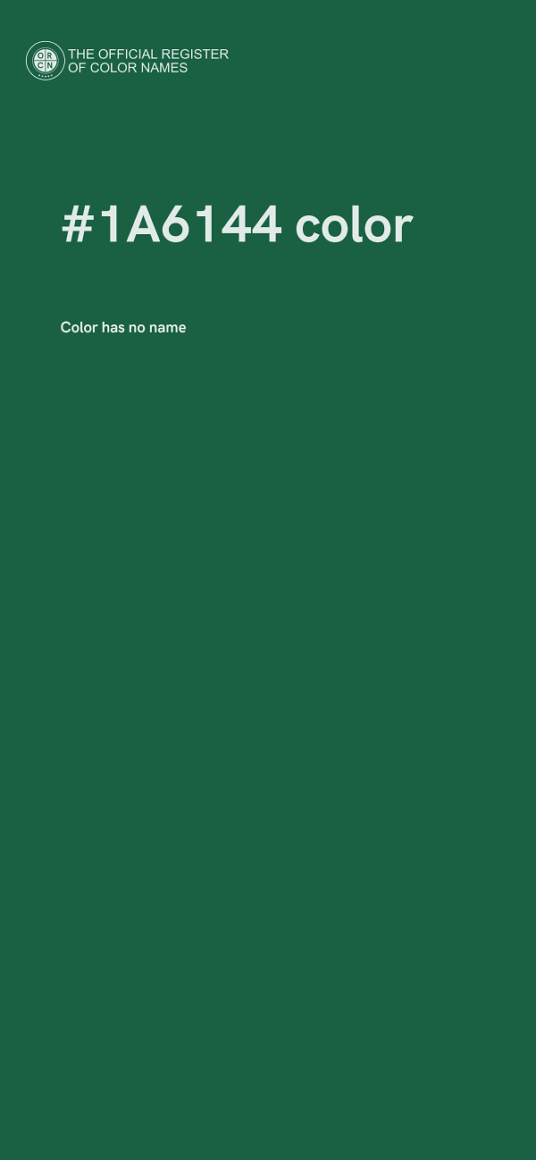 #1A6144 color image