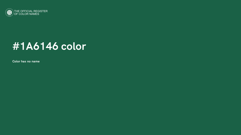 #1A6146 color image