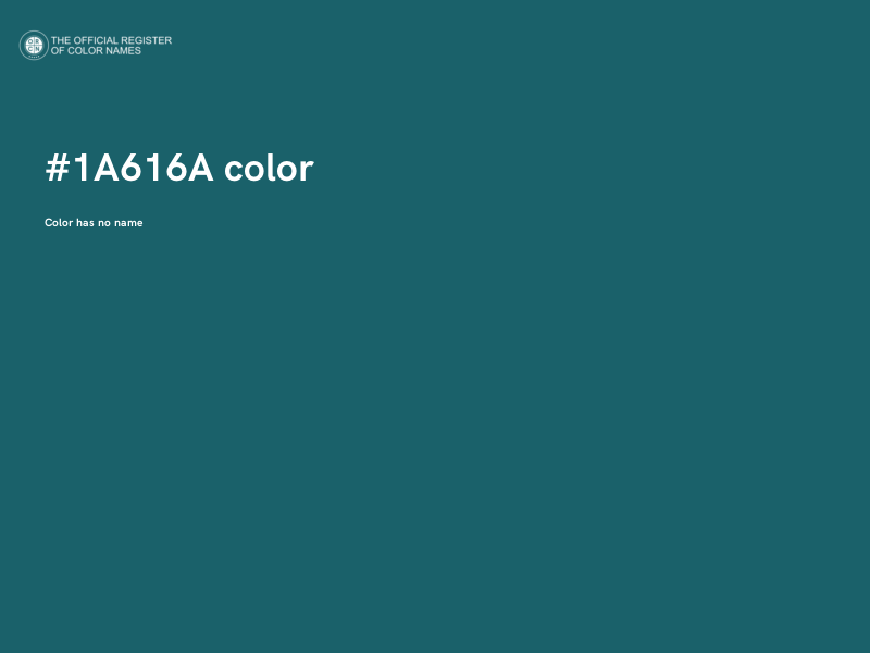#1A616A color image