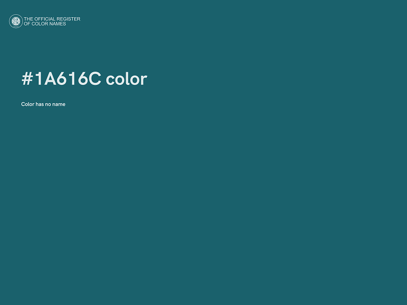 #1A616C color image