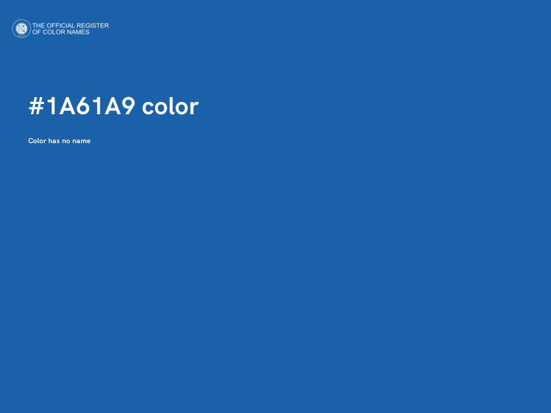 #1A61A9 color image