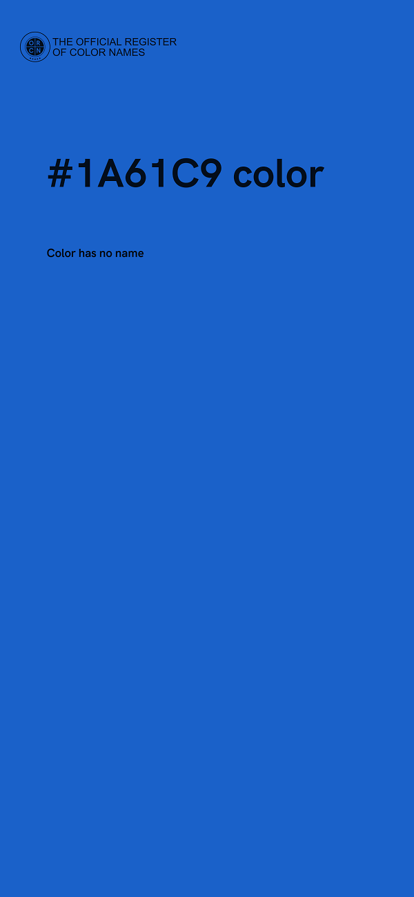 #1A61C9 color image