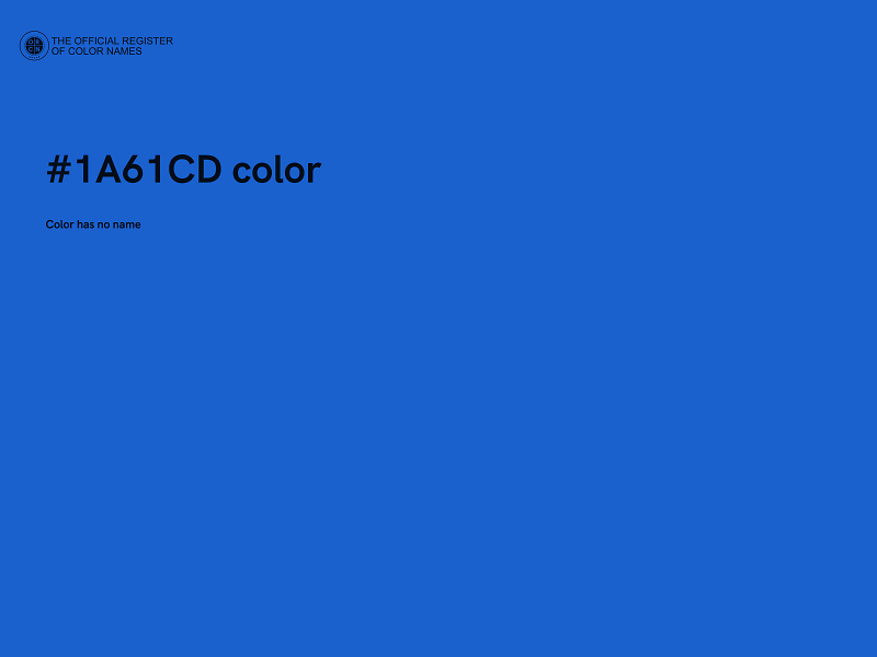 #1A61CD color image