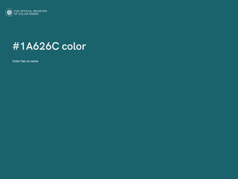 #1A626C color image