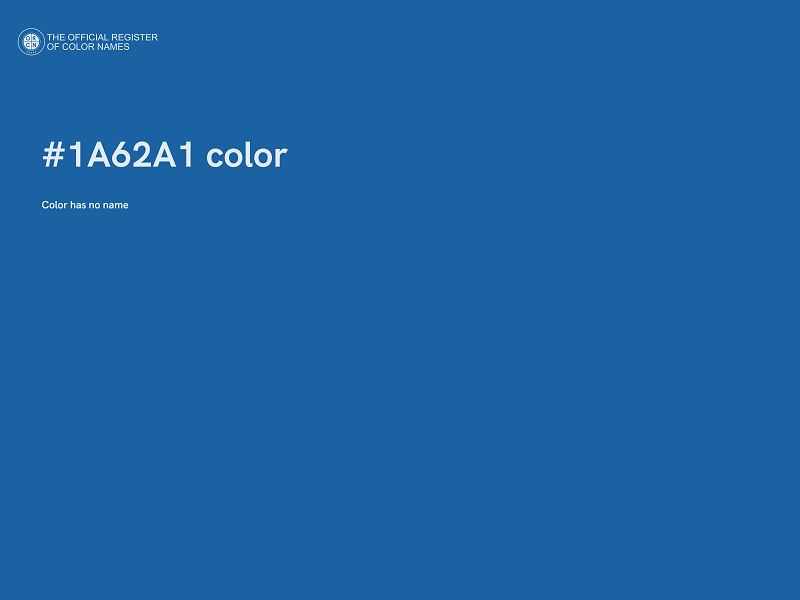 #1A62A1 color image