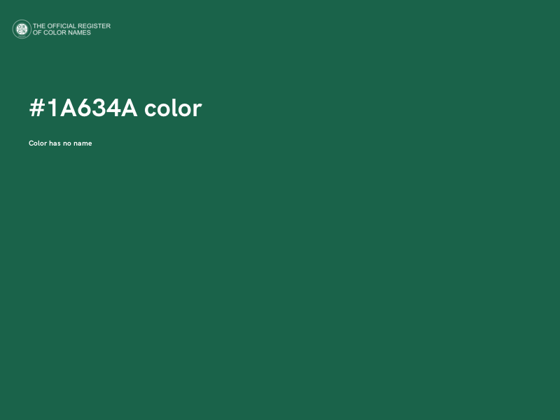 #1A634A color image