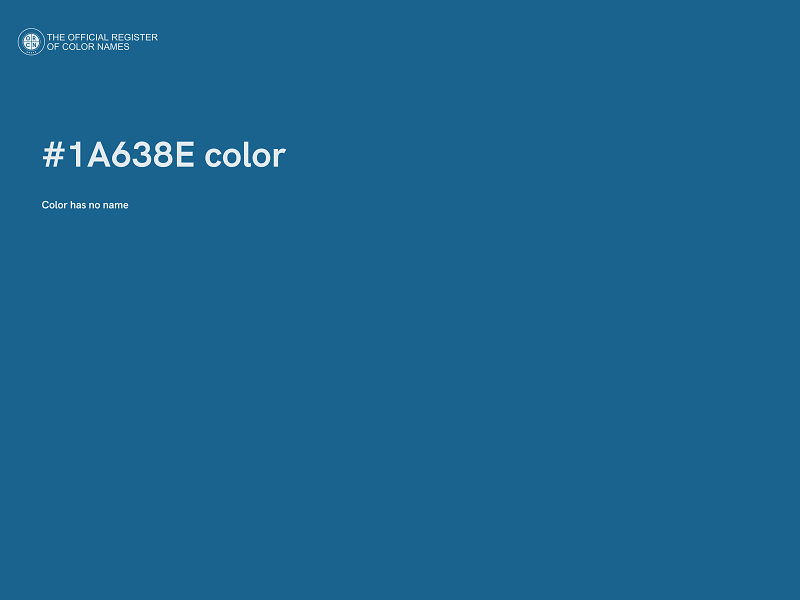 #1A638E color image