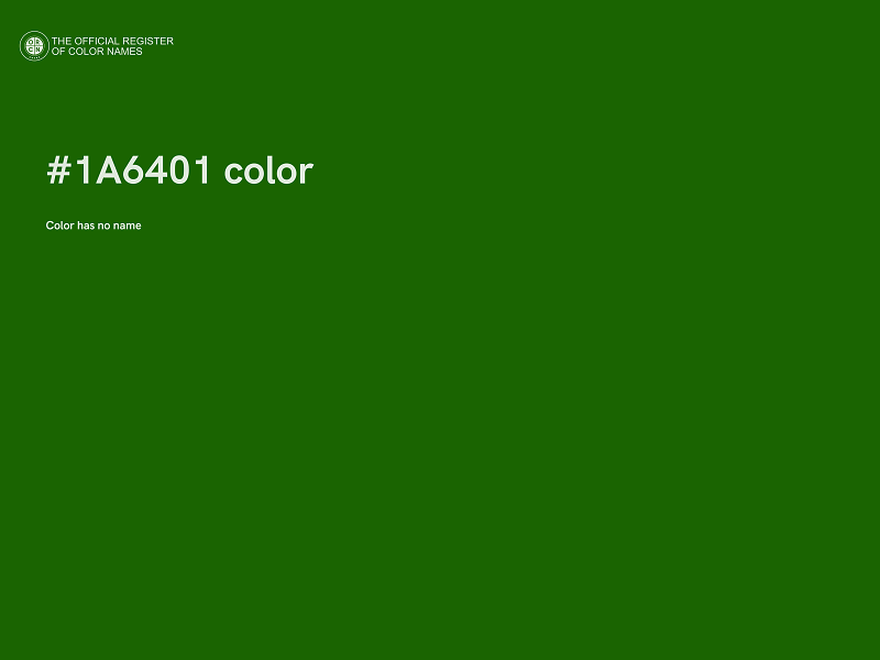 #1A6401 color image