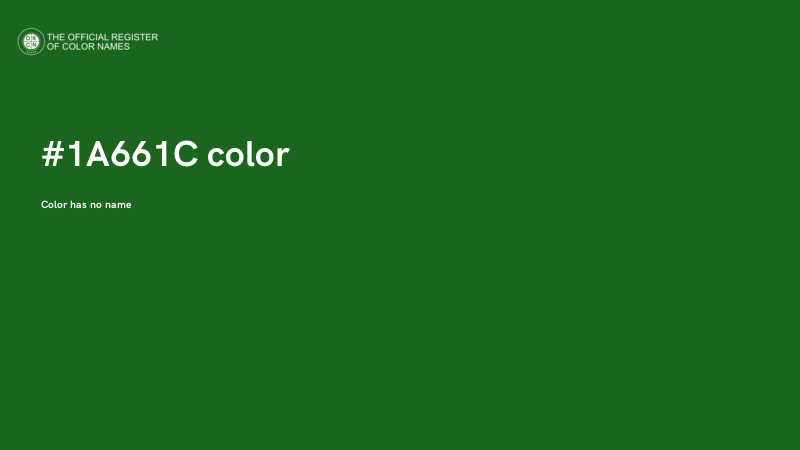 #1A661C color image