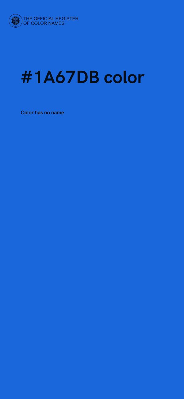 #1A67DB color image