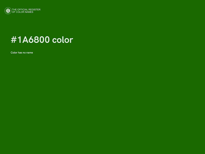 #1A6800 color image