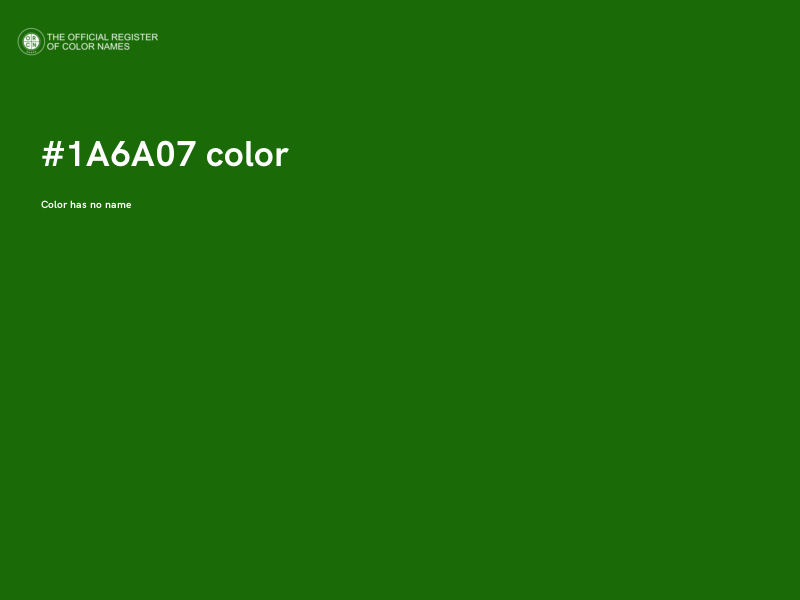 #1A6A07 color image