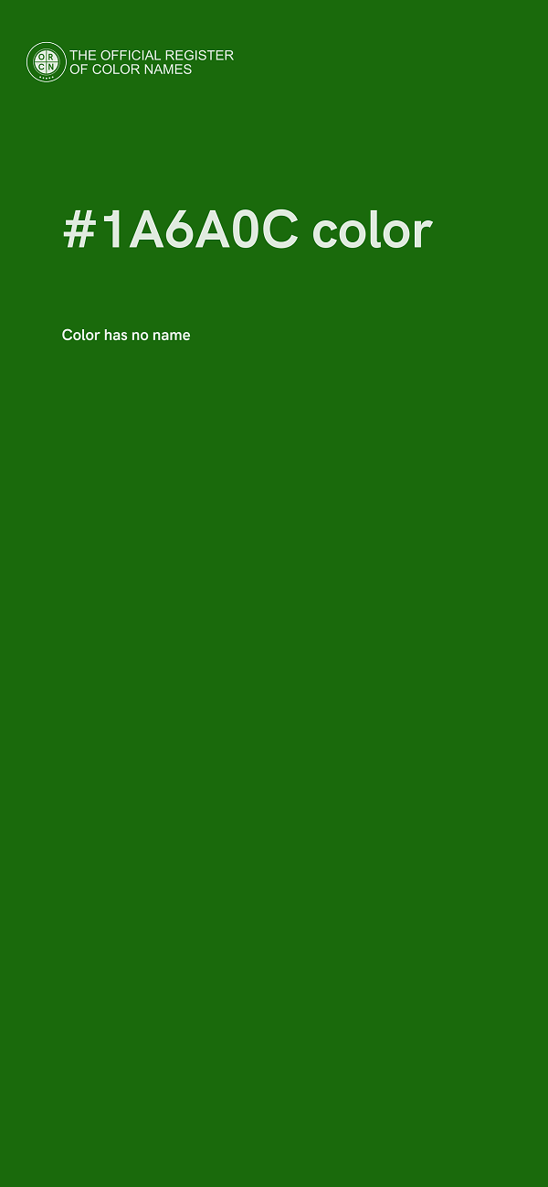 #1A6A0C color image
