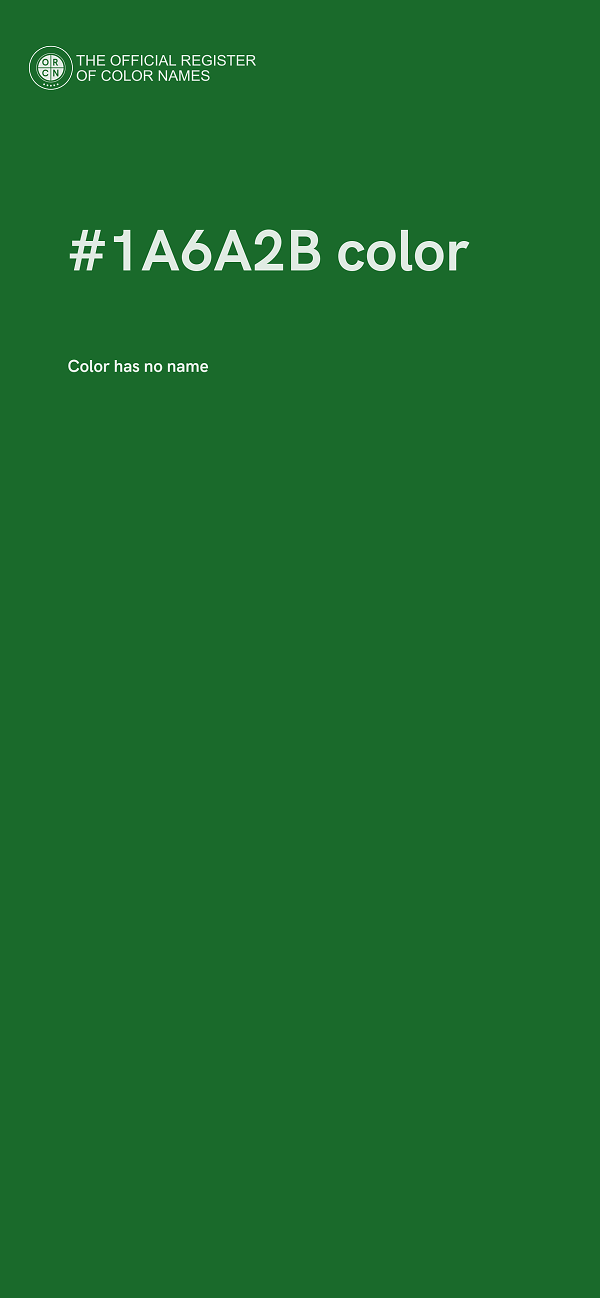 #1A6A2B color image