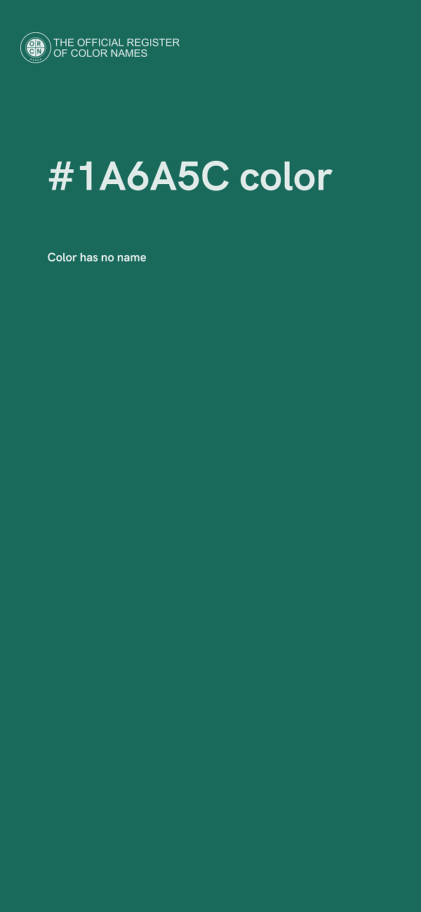 #1A6A5C color image