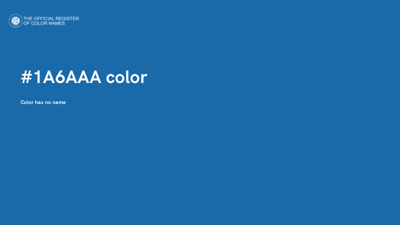 #1A6AAA color image