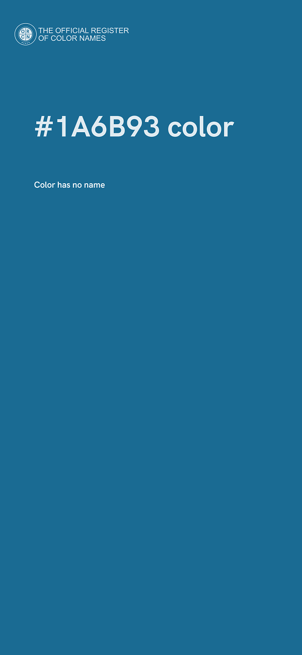 #1A6B93 color image