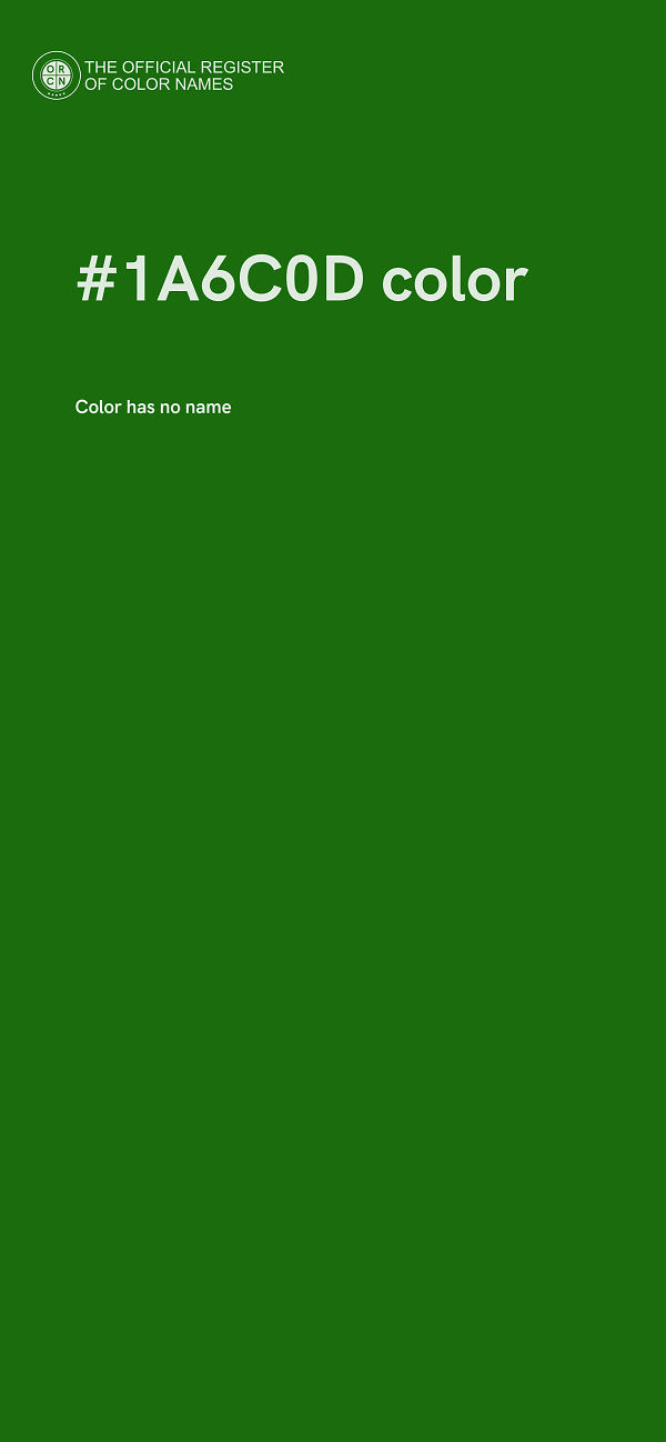 #1A6C0D color image
