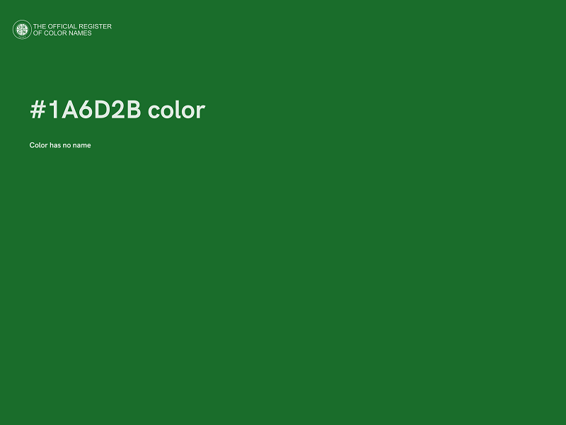 #1A6D2B color image