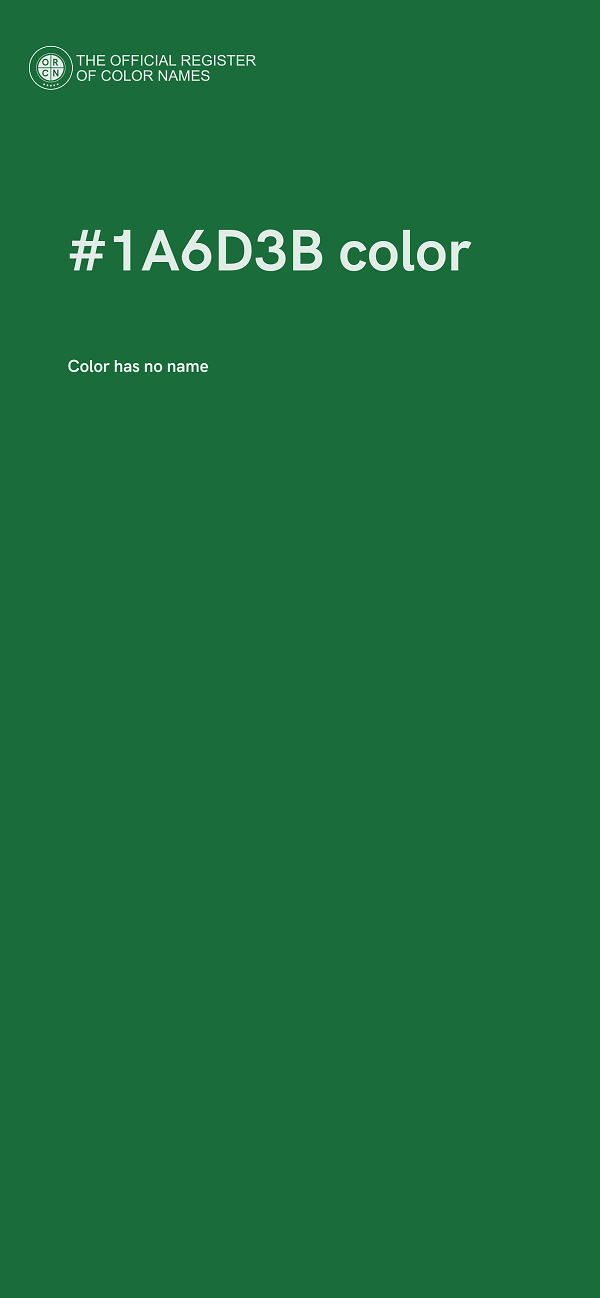 #1A6D3B color image