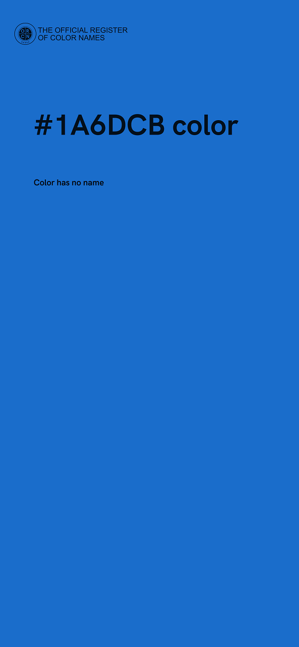 #1A6DCB color image