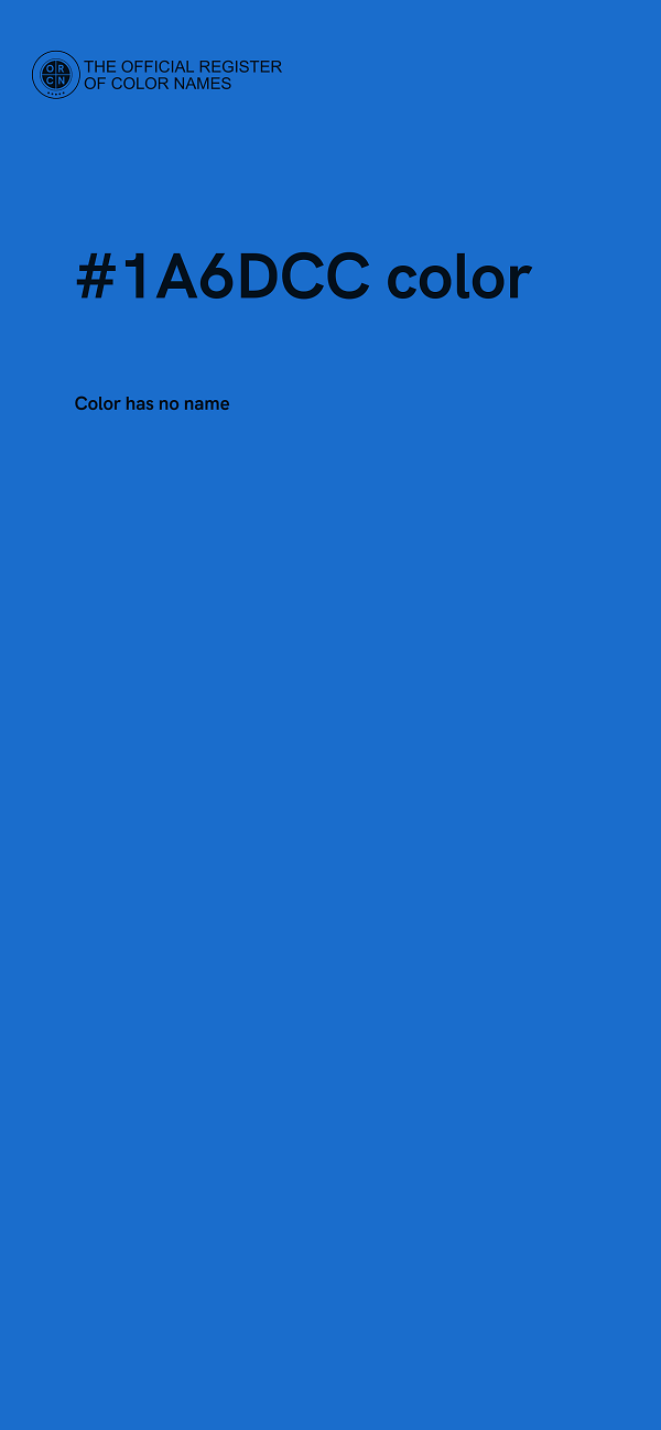 #1A6DCC color image