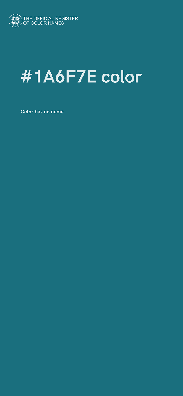 #1A6F7E color image