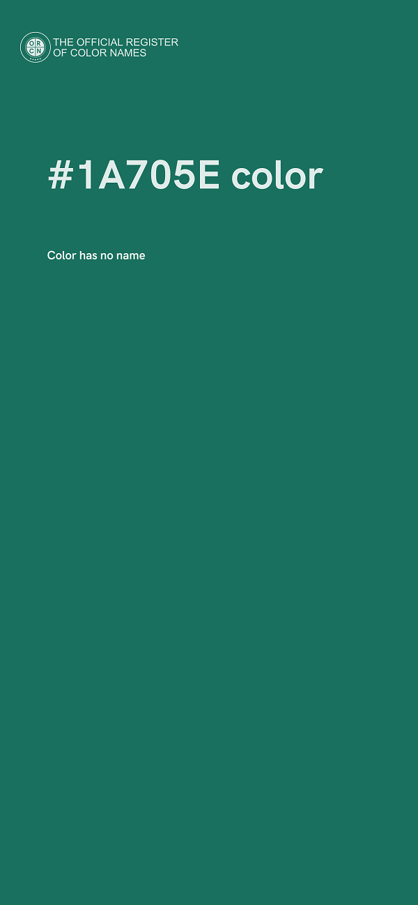#1A705E color image